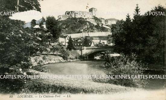 Cartes postales anciennes > CARTES POSTALES > carte postale ancienne > cartes-postales-ancienne.com Occitanie Hautes pyrenees Lourdes