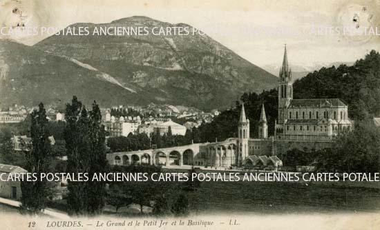 Cartes postales anciennes > CARTES POSTALES > carte postale ancienne > cartes-postales-ancienne.com Occitanie Hautes pyrenees Lourdes