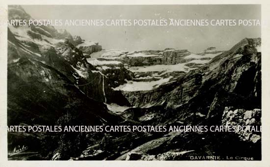 Cartes postales anciennes > CARTES POSTALES > carte postale ancienne > cartes-postales-ancienne.com Occitanie Hautes pyrenees Gavarnie