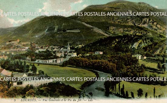 Cartes postales anciennes > CARTES POSTALES > carte postale ancienne > cartes-postales-ancienne.com Occitanie Hautes pyrenees Lourdes