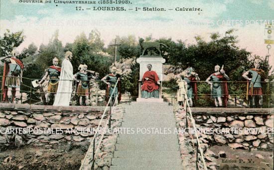 Cartes postales anciennes > CARTES POSTALES > carte postale ancienne > cartes-postales-ancienne.com Occitanie Hautes pyrenees Lourdes