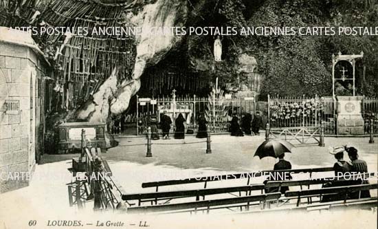 Cartes postales anciennes > CARTES POSTALES > carte postale ancienne > cartes-postales-ancienne.com Occitanie Hautes pyrenees Lourdes
