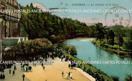 Cartes postales anciennes > CARTES POSTALES > carte postale ancienne > cartes-postales-ancienne.com Occitanie Hautes pyrenees Lourdes