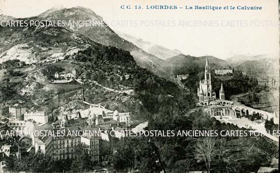 Cartes postales anciennes > CARTES POSTALES > carte postale ancienne > cartes-postales-ancienne.com Occitanie Hautes pyrenees Lourdes