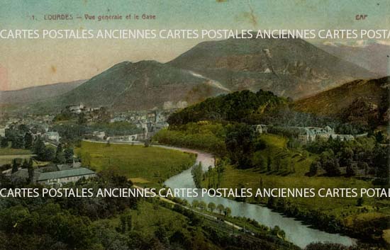 Cartes postales anciennes > CARTES POSTALES > carte postale ancienne > cartes-postales-ancienne.com Occitanie Hautes pyrenees Lourdes