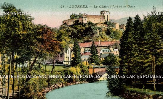 Cartes postales anciennes > CARTES POSTALES > carte postale ancienne > cartes-postales-ancienne.com Occitanie Hautes pyrenees Lourdes