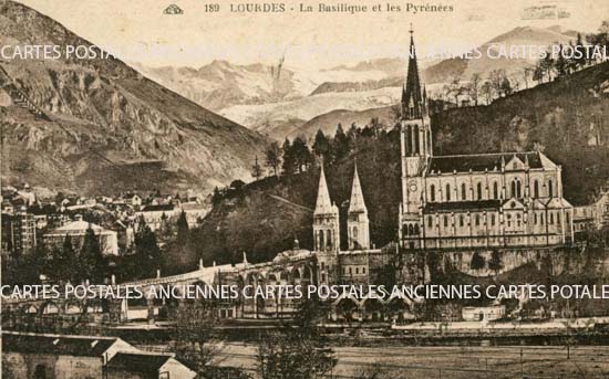 Cartes postales anciennes > CARTES POSTALES > carte postale ancienne > cartes-postales-ancienne.com Occitanie Hautes pyrenees Lourdes