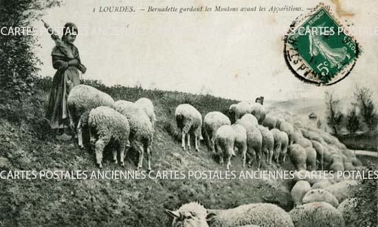 Cartes postales anciennes > CARTES POSTALES > carte postale ancienne > cartes-postales-ancienne.com Occitanie Hautes pyrenees Lourdes