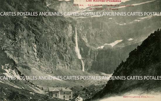 Cartes postales anciennes > CARTES POSTALES > carte postale ancienne > cartes-postales-ancienne.com Occitanie Hautes pyrenees Gavarnie