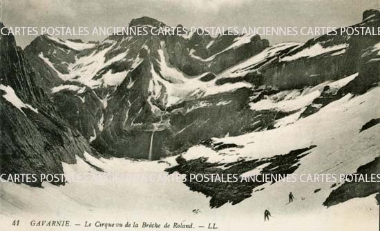 Cartes postales anciennes > CARTES POSTALES > carte postale ancienne > cartes-postales-ancienne.com Occitanie Hautes pyrenees Gavarnie