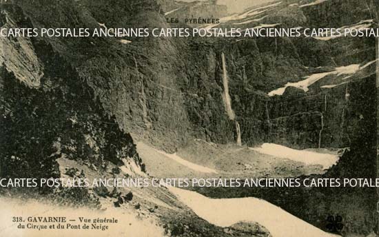 Cartes postales anciennes > CARTES POSTALES > carte postale ancienne > cartes-postales-ancienne.com Occitanie Hautes pyrenees Gavarnie