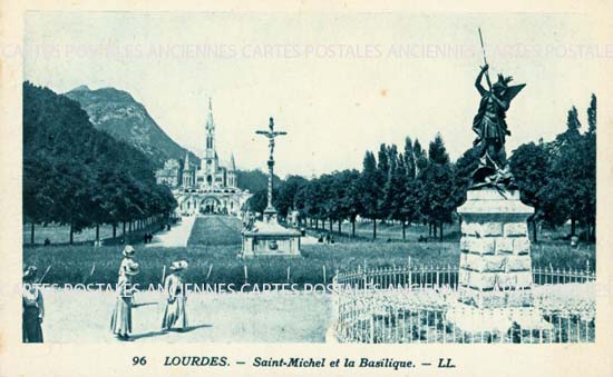 Cartes postales anciennes > CARTES POSTALES > carte postale ancienne > cartes-postales-ancienne.com Occitanie Hautes pyrenees Lourdes