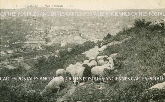 Cartes postales anciennes > CARTES POSTALES > carte postale ancienne > cartes-postales-ancienne.com Occitanie Hautes pyrenees Lourdes