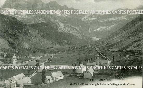 Cartes postales anciennes > CARTES POSTALES > carte postale ancienne > cartes-postales-ancienne.com Occitanie Hautes pyrenees Gavarnie