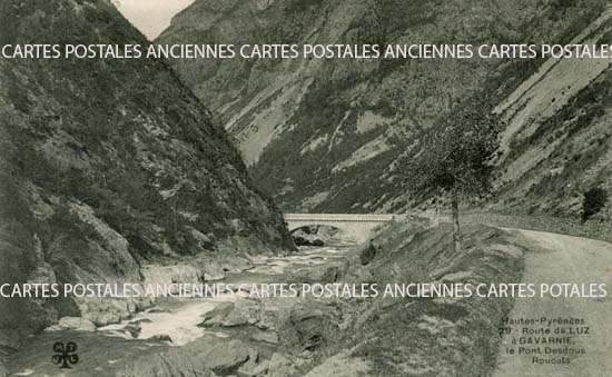 Cartes postales anciennes > CARTES POSTALES > carte postale ancienne > cartes-postales-ancienne.com Occitanie Hautes pyrenees Gavarnie