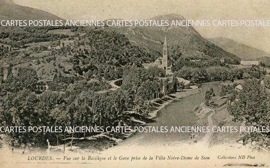 Cartes postales anciennes > CARTES POSTALES > carte postale ancienne > cartes-postales-ancienne.com Occitanie Hautes pyrenees Lourdes