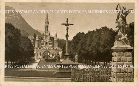 Cartes postales anciennes > CARTES POSTALES > carte postale ancienne > cartes-postales-ancienne.com Occitanie Hautes pyrenees Lourdes