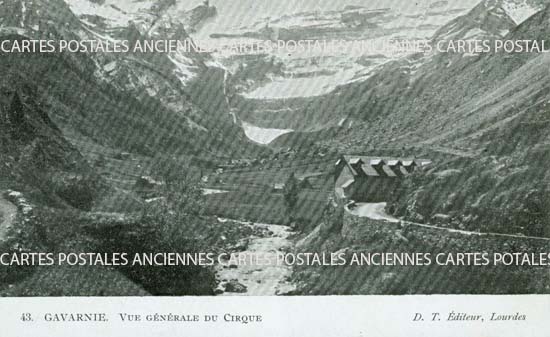 Cartes postales anciennes > CARTES POSTALES > carte postale ancienne > cartes-postales-ancienne.com Occitanie Hautes pyrenees Gavarnie