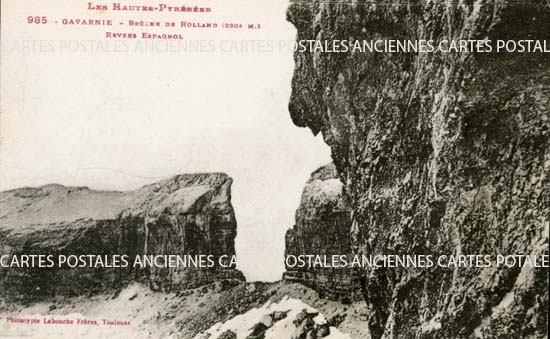 Cartes postales anciennes > CARTES POSTALES > carte postale ancienne > cartes-postales-ancienne.com Occitanie Hautes pyrenees Gavarnie