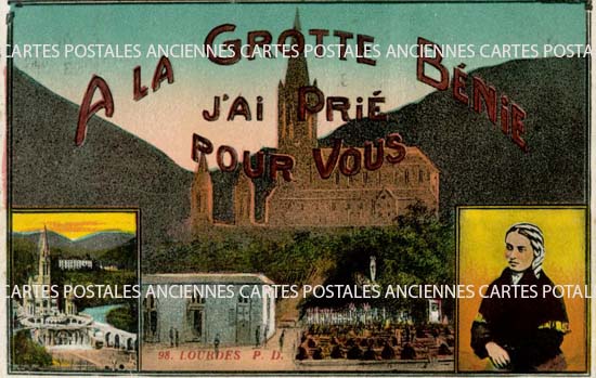 Cartes postales anciennes > CARTES POSTALES > carte postale ancienne > cartes-postales-ancienne.com Occitanie Hautes pyrenees Lourdes