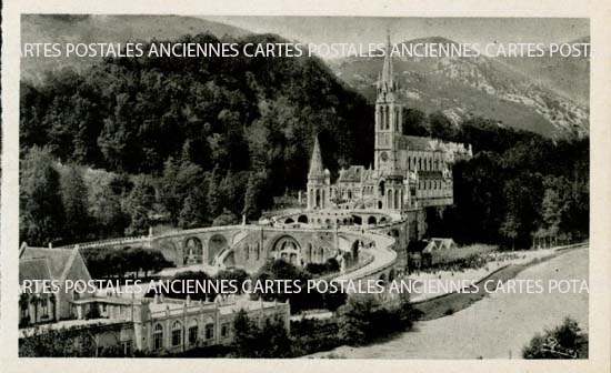 Cartes postales anciennes > CARTES POSTALES > carte postale ancienne > cartes-postales-ancienne.com Occitanie Hautes pyrenees Lourdes