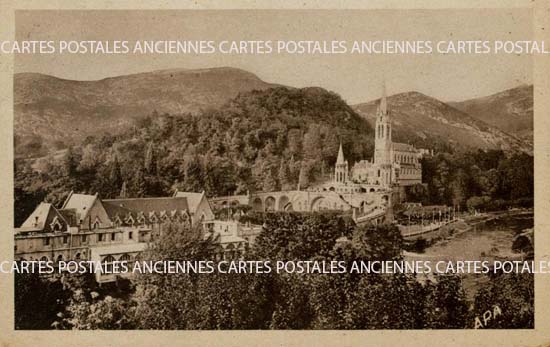 Cartes postales anciennes > CARTES POSTALES > carte postale ancienne > cartes-postales-ancienne.com Occitanie Hautes pyrenees Lourdes
