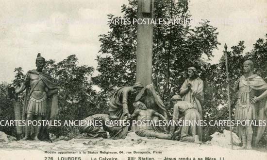 Cartes postales anciennes > CARTES POSTALES > carte postale ancienne > cartes-postales-ancienne.com Occitanie Hautes pyrenees Lourdes