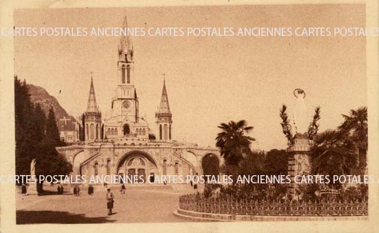 Cartes postales anciennes > CARTES POSTALES > carte postale ancienne > cartes-postales-ancienne.com Occitanie Hautes pyrenees Lourdes