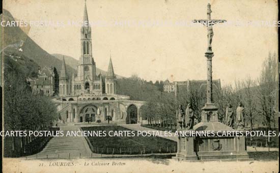Cartes postales anciennes > CARTES POSTALES > carte postale ancienne > cartes-postales-ancienne.com Occitanie Hautes pyrenees Lourdes