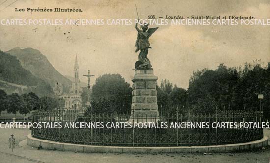 Cartes postales anciennes > CARTES POSTALES > carte postale ancienne > cartes-postales-ancienne.com Occitanie Hautes pyrenees Lourdes