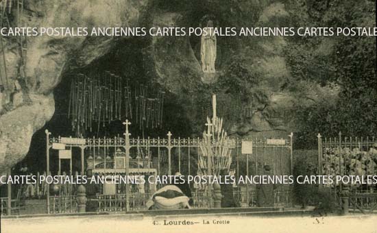 Cartes postales anciennes > CARTES POSTALES > carte postale ancienne > cartes-postales-ancienne.com Occitanie Hautes pyrenees Lourdes