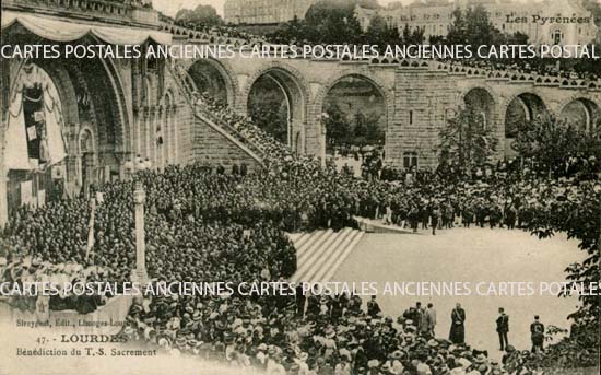Cartes postales anciennes > CARTES POSTALES > carte postale ancienne > cartes-postales-ancienne.com Occitanie Hautes pyrenees Lourdes