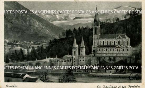 Cartes postales anciennes > CARTES POSTALES > carte postale ancienne > cartes-postales-ancienne.com Occitanie Hautes pyrenees Lourdes