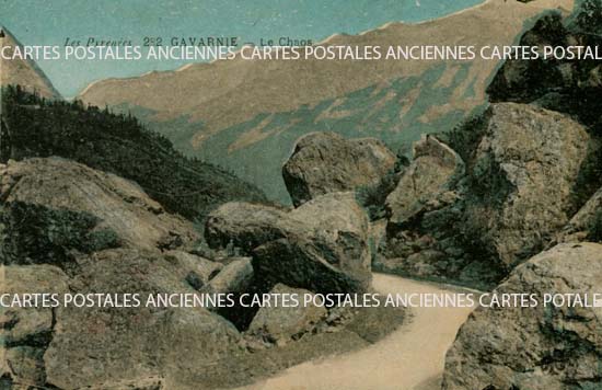 Cartes postales anciennes > CARTES POSTALES > carte postale ancienne > cartes-postales-ancienne.com Occitanie Hautes pyrenees Gavarnie