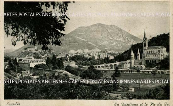 Cartes postales anciennes > CARTES POSTALES > carte postale ancienne > cartes-postales-ancienne.com Occitanie Hautes pyrenees Lourdes