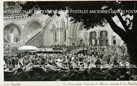 Cartes postales anciennes > CARTES POSTALES > carte postale ancienne > cartes-postales-ancienne.com Occitanie Hautes pyrenees Lourdes