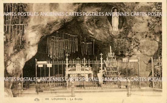 Cartes postales anciennes > CARTES POSTALES > carte postale ancienne > cartes-postales-ancienne.com Occitanie Hautes pyrenees Lourdes