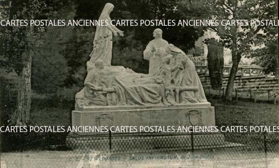 Cartes postales anciennes > CARTES POSTALES > carte postale ancienne > cartes-postales-ancienne.com Occitanie Hautes pyrenees Lourdes