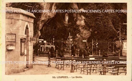 Cartes postales anciennes > CARTES POSTALES > carte postale ancienne > cartes-postales-ancienne.com Occitanie Hautes pyrenees Lourdes