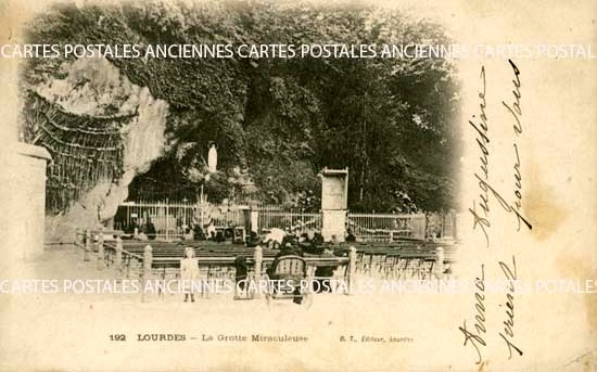 Cartes postales anciennes > CARTES POSTALES > carte postale ancienne > cartes-postales-ancienne.com Occitanie Hautes pyrenees Lourdes
