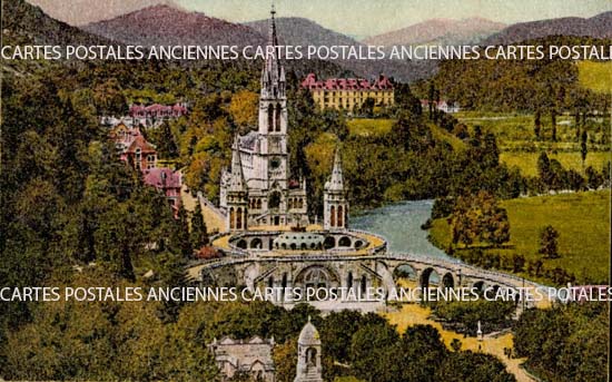 Cartes postales anciennes > CARTES POSTALES > carte postale ancienne > cartes-postales-ancienne.com Occitanie Hautes pyrenees Lourdes
