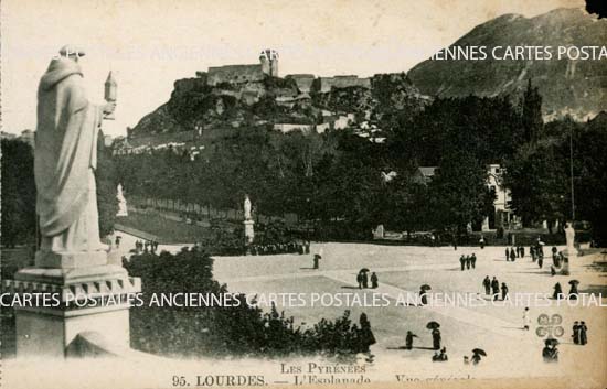 Cartes postales anciennes > CARTES POSTALES > carte postale ancienne > cartes-postales-ancienne.com Occitanie Hautes pyrenees Lourdes