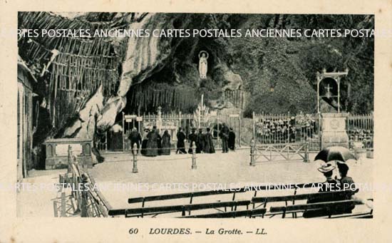 Cartes postales anciennes > CARTES POSTALES > carte postale ancienne > cartes-postales-ancienne.com Occitanie Hautes pyrenees Lourdes