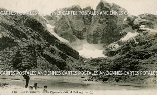 Cartes postales anciennes > CARTES POSTALES > carte postale ancienne > cartes-postales-ancienne.com Occitanie Hautes pyrenees Cauterets