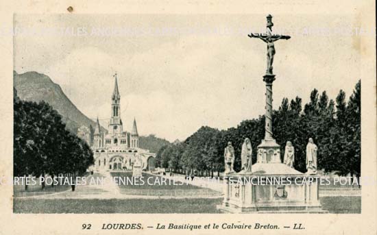 Cartes postales anciennes > CARTES POSTALES > carte postale ancienne > cartes-postales-ancienne.com Occitanie Hautes pyrenees Lourdes