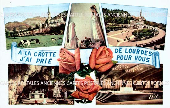 Cartes postales anciennes > CARTES POSTALES > carte postale ancienne > cartes-postales-ancienne.com Occitanie Hautes pyrenees Lourdes