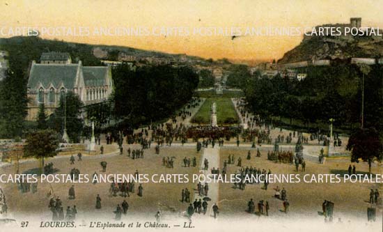 Cartes postales anciennes > CARTES POSTALES > carte postale ancienne > cartes-postales-ancienne.com Occitanie Hautes pyrenees Lourdes