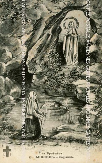Cartes postales anciennes > CARTES POSTALES > carte postale ancienne > cartes-postales-ancienne.com Occitanie Hautes pyrenees Lourdes