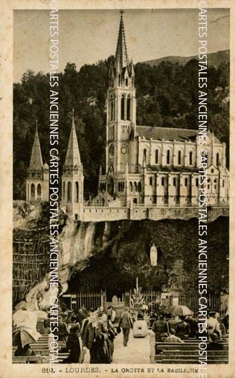 Cartes postales anciennes > CARTES POSTALES > carte postale ancienne > cartes-postales-ancienne.com Occitanie Hautes pyrenees Lourdes
