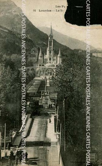 Cartes postales anciennes > CARTES POSTALES > carte postale ancienne > cartes-postales-ancienne.com Occitanie Hautes pyrenees Lourdes